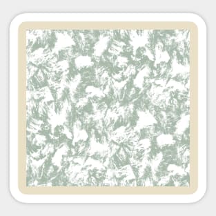 Sage Contrast Brushstrokes Sticker